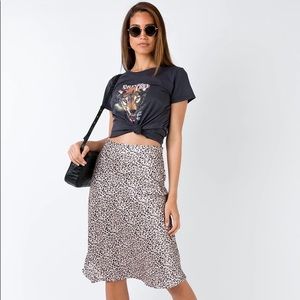 Princess Polly zazu midi skirt leopard